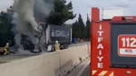 Hatay'da Seyir Halindeki Tır Alevlere Teslim Oldu