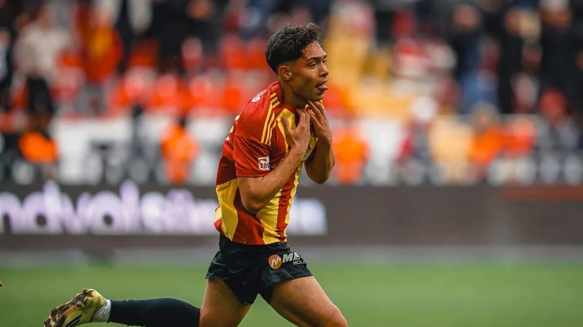 Kayserispor'da 3 puanı kazandıran Talha Sarıaslan!