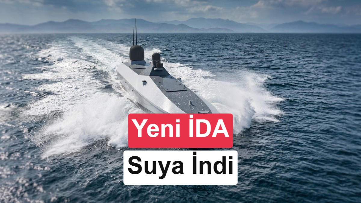 Aselsan’ın kamikaze İDA’sı TUFAN ilk kez suyla buluştu
