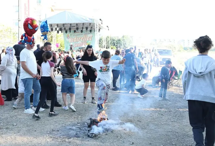 Baharın gelişi Hıdırellez Şenliği ile kutlandı