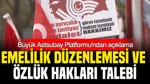 Büyük Astsubay Platformu’ndan Özlük Hakları Ve Emeklilik Düzenlemesi Talebi