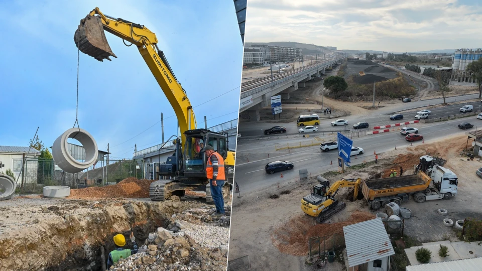 Büyükşehir'den Nilüferköy Ve Geçite Altyapı Yatırımı