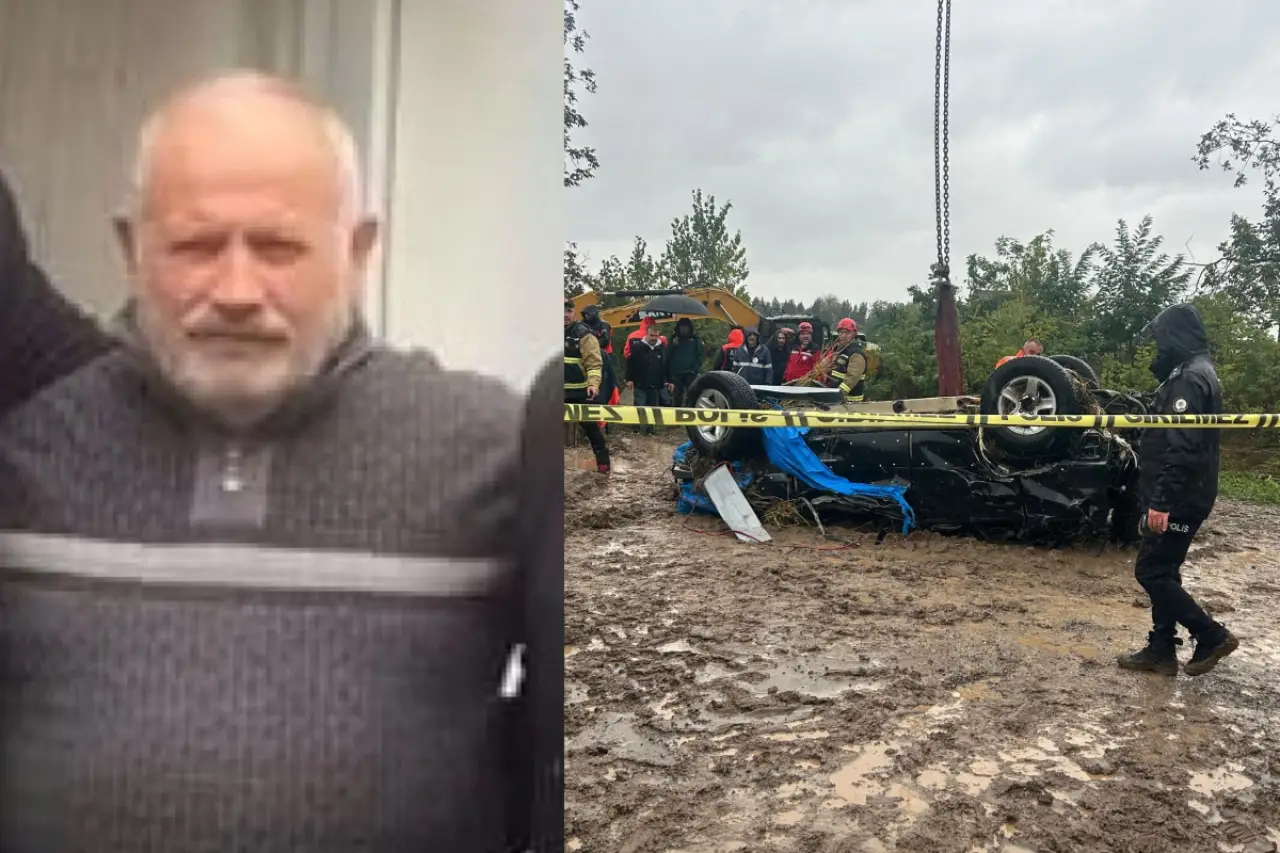 Kocaeli'de Sele Kapılan Eski Muhtarı Arama Çalışmaları Sürüyor