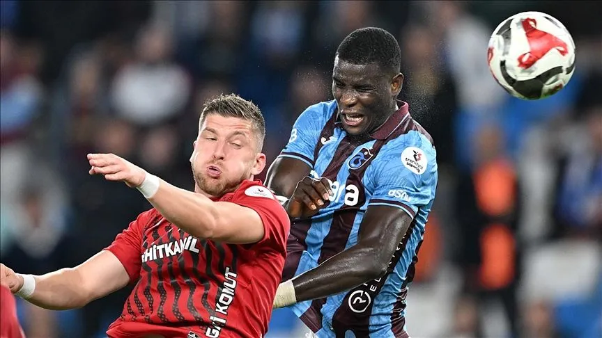 Trabzonspor ile Gaziantep FK berabere kaldı