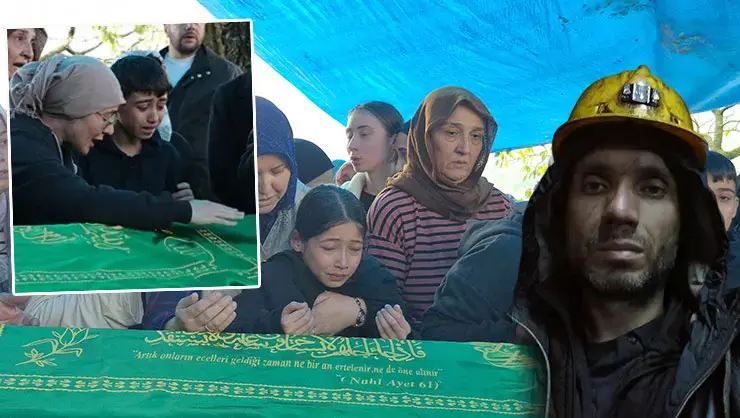 Zonguldak'taki Maden Faciasında Yürek Yakan Detay! Çocukları Tabutunun Başından Ayrılmadı