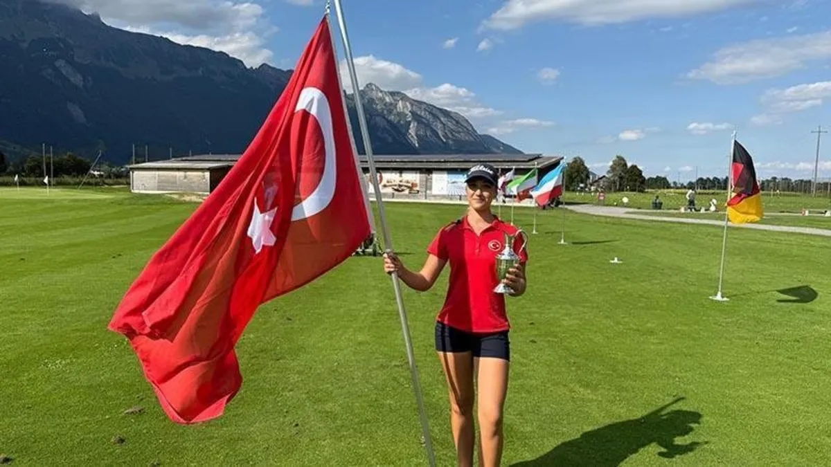Milli golfçü Deniz Sapmaz, Liechtenstein Open 2025’te şampiyonluğa ulaştı
