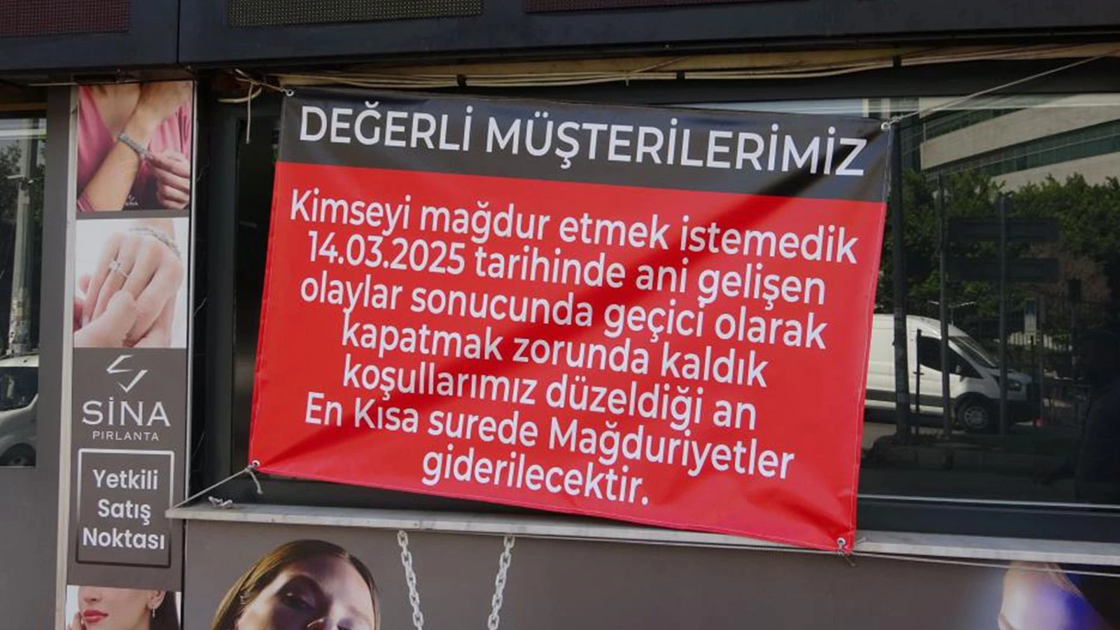 120 milyon lira vurgun yapan kuyumcudan afişli mesaj