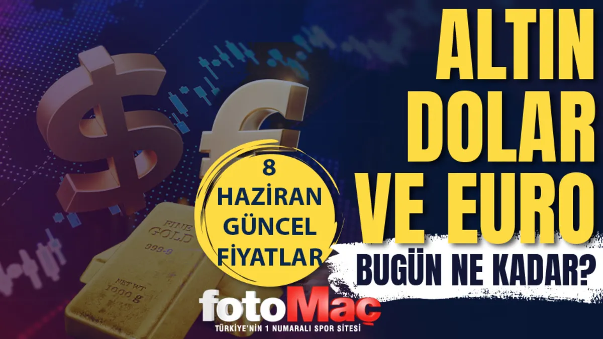 Canlı altın fiyatları 8 Haziran | Gram altın ne kadar?