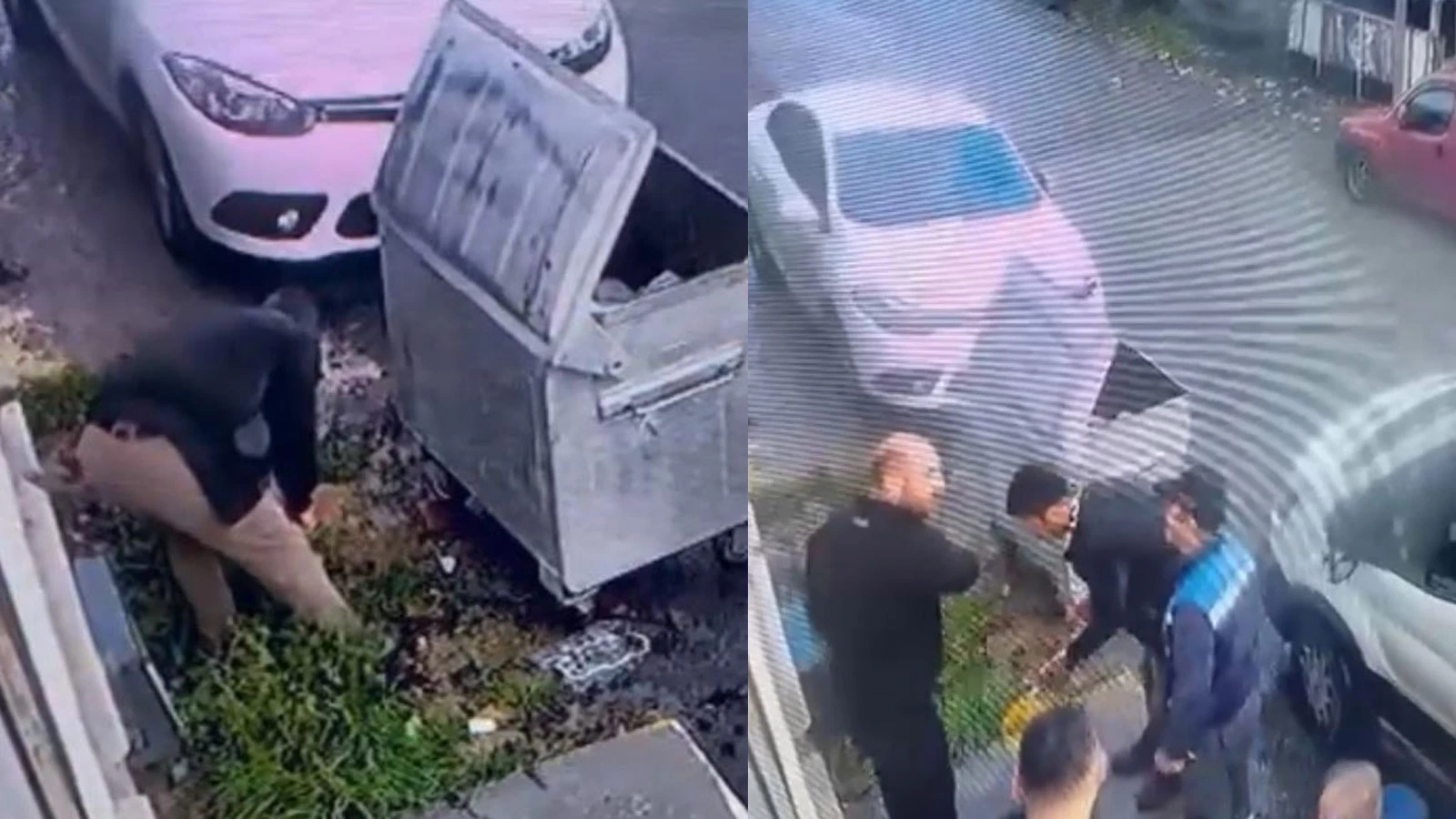İSKİ çalışanı önce boruyu kesti, sonra tamire geldi