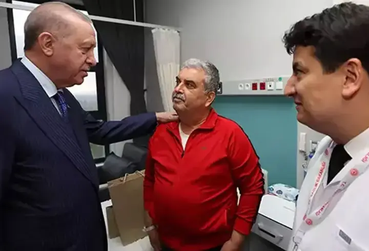 Cumhurbaşkanı Erdoğan, Aydın Şehir Hastanesindeki hastalara ziyaret