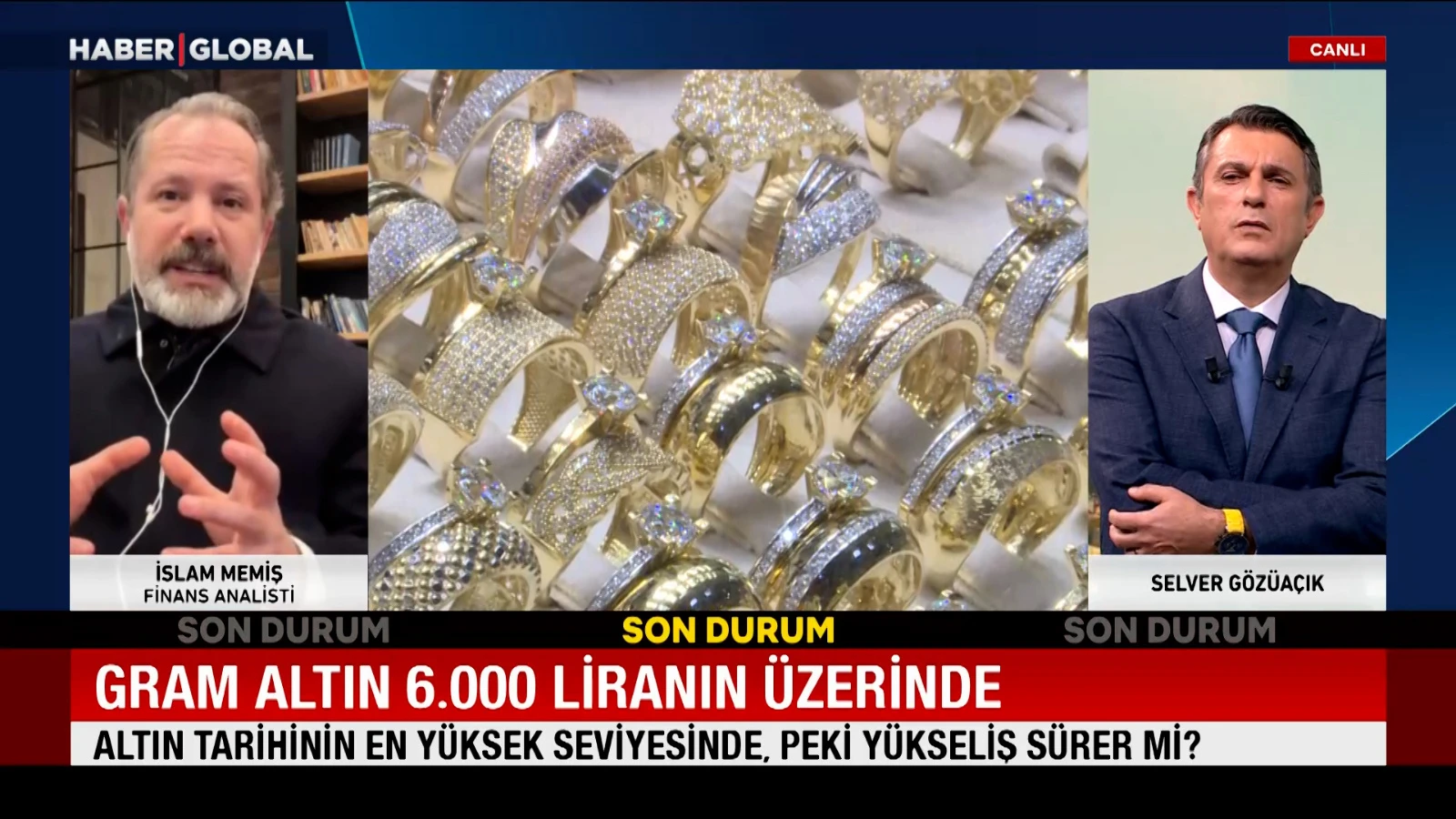 Tarihi rekor! Gram altın 6000 liranın üzerinde