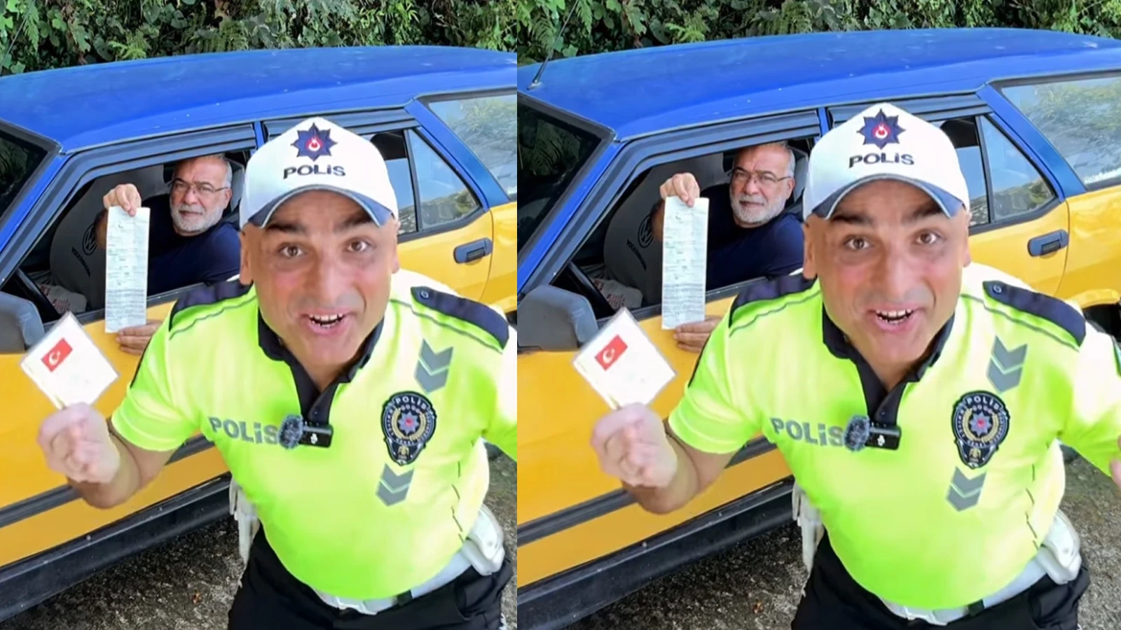 Fenomen trafik polisine soruşturma! Görevden uzaklaştırıldı