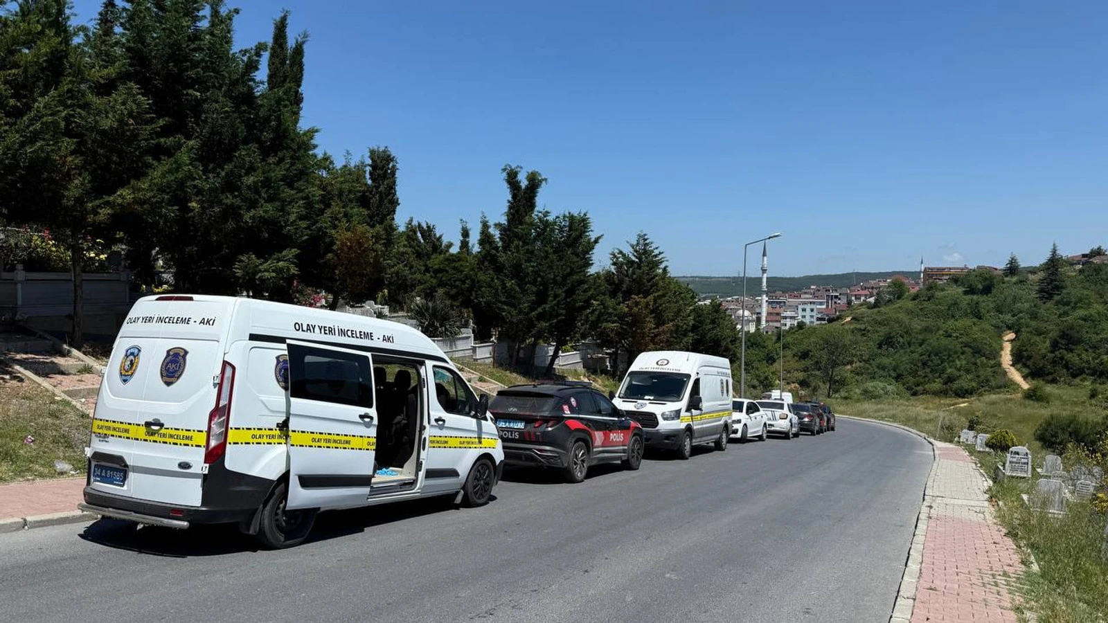 Arnavutköy'de mezarlıkta erkek bebek cesedi bulundu