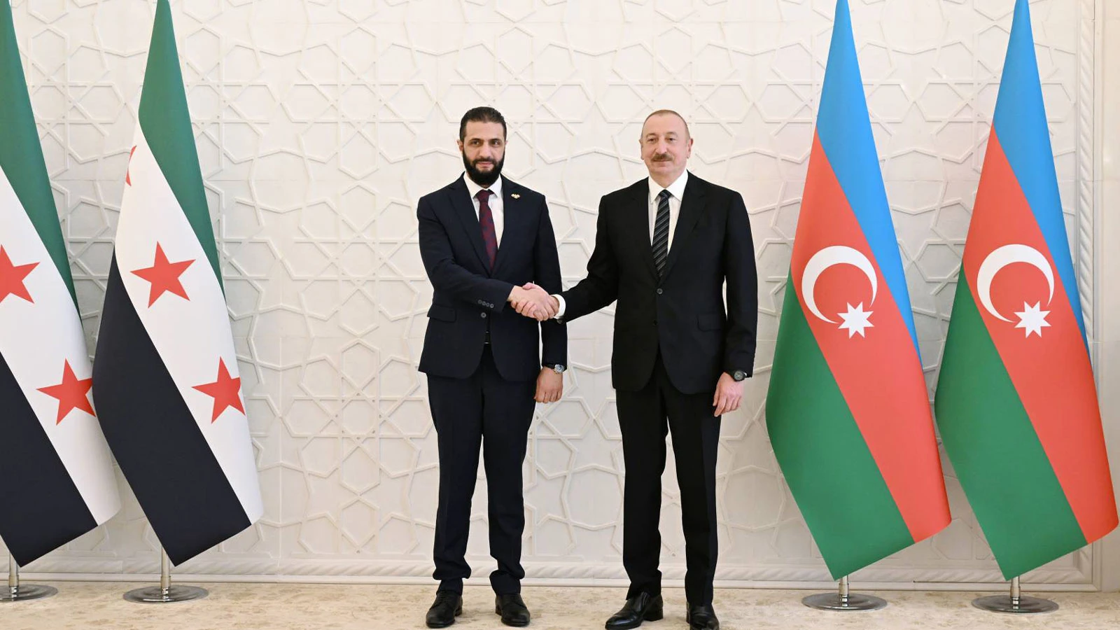Azerbaycan Cumhurbaşkanı Aliyev, Suriye Cumhurbaşkanı Şara ile görüştü