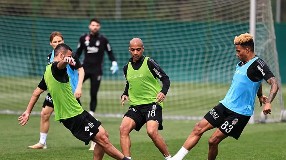 Beşiktaş, Galatasaray maçının hazırlıklarını sürdürdü