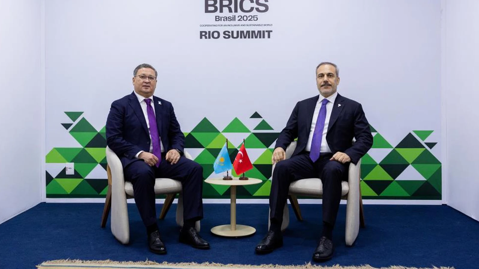 Dışişleri Bakanı Fidan, Kazak mevkidaşı Nurtleu ile görüştü