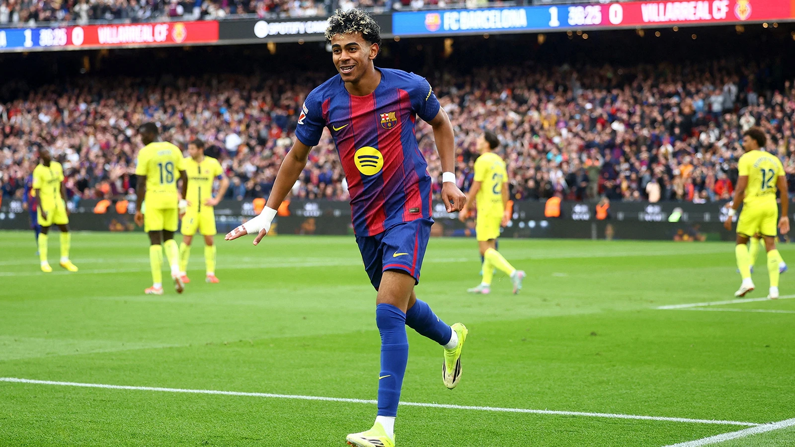 Lamine Yamal'ın şov yaptığı maçta Barcelona, Villarreal'i 4 golle devirdi