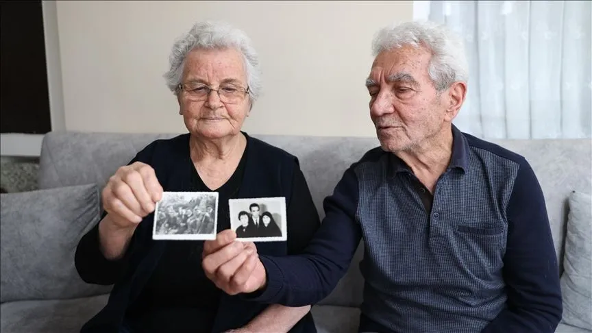 Edirne'de "koca çınarlar" 60 yıllık evliliğin sırrını paylaştı