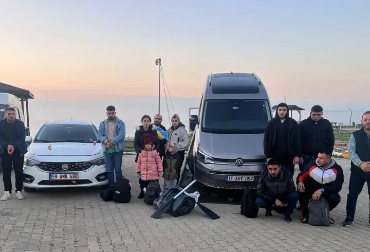 Tekirdağ'da 20 kaçak göçmen yakalandı, 5 organizatör tutuklandı