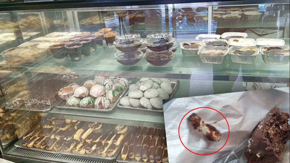 Pastaneden kurabiye aldı, içinden çıkanı görünce şoka uğradı