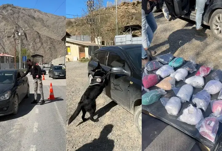 Otomobilin yakıt deposunda 21 kilo uyuşturucu ele geçirildi