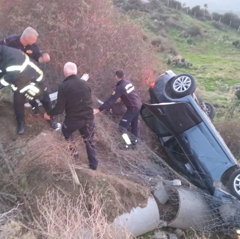 Aydın’da otomobil devrildi: 6 yaralı