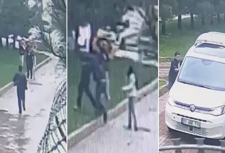 Hem suçlu hem güçlü! Kameralar saniye saniye görüntüledi