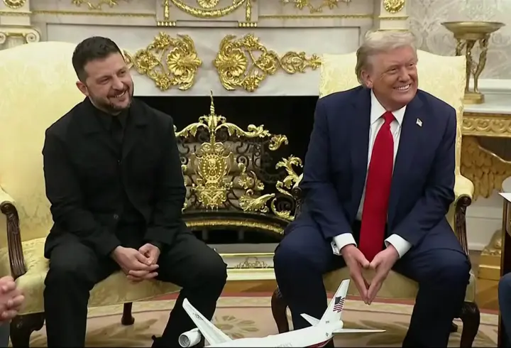 Zelenski’nin takım elbisesi Trump’tan tam not aldı