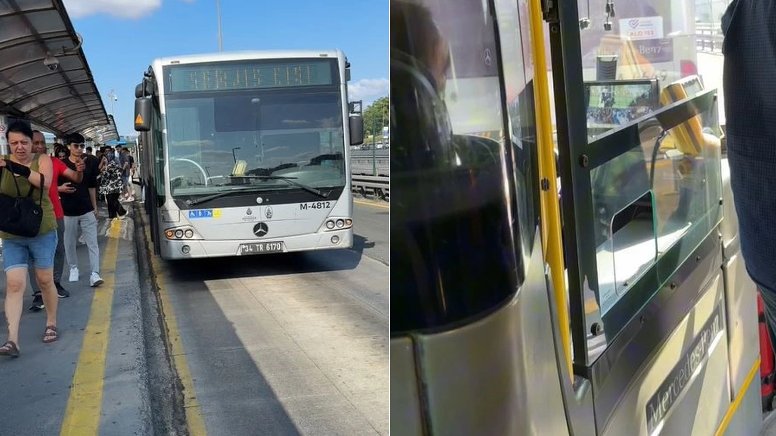 İstanbul'da metrobüs çilesi! Vatandaşlar isyan etti