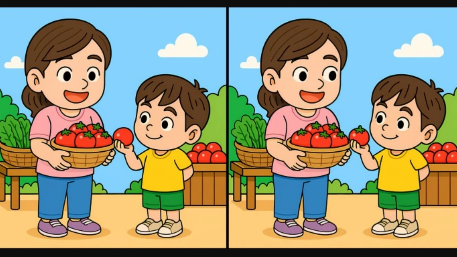 iki çocuk arasındaki 3 farkı sadece dahiler 14 saniyede buluyor