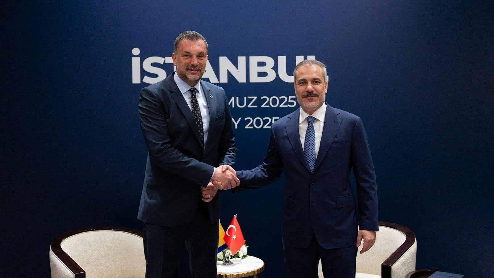 Bakan Fidan, Bosna Hersekli mevkidaşı ile İstanbul'da görüştü