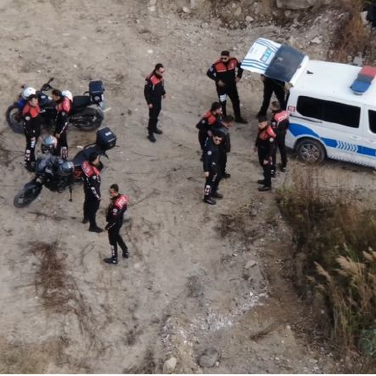 Drone kamerayla sazlıkta yakalandı