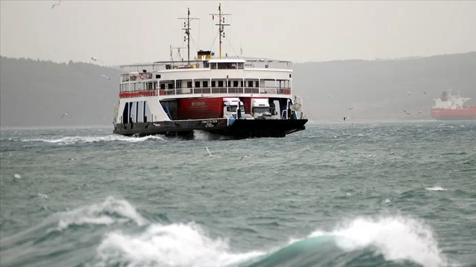 Gökçeada-Kabatepe hattında bazı feribot seferleri iptal edildi