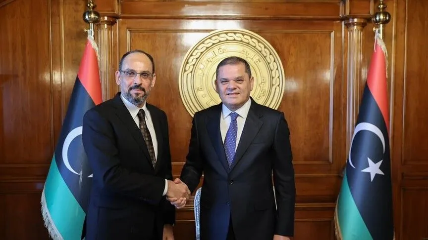 Mit Başkanı Kalın, Libya Ulusal Birlik Hükümeti Başbakanı Dibeybe İle Görüştü