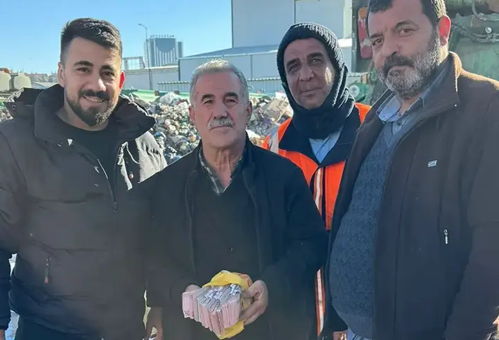 Bankada poşetten çöp çıkınca hayatının şokunu yaşadı