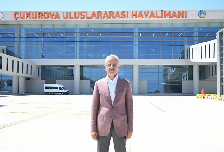 Bakan Uraloğlu: Çukurova Uluslararası Havalimanı'nı, 5,1 milyon yolcuya hizmet verdi
