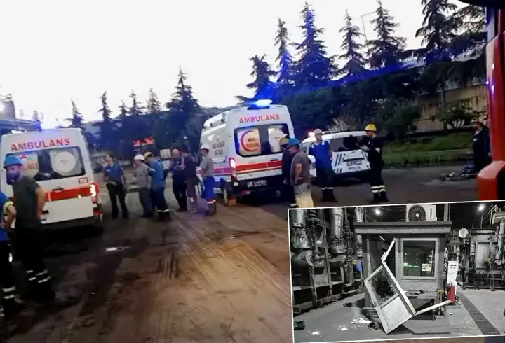 Samsun'da demir çelik fabrikasında patlama: 2 yaralı