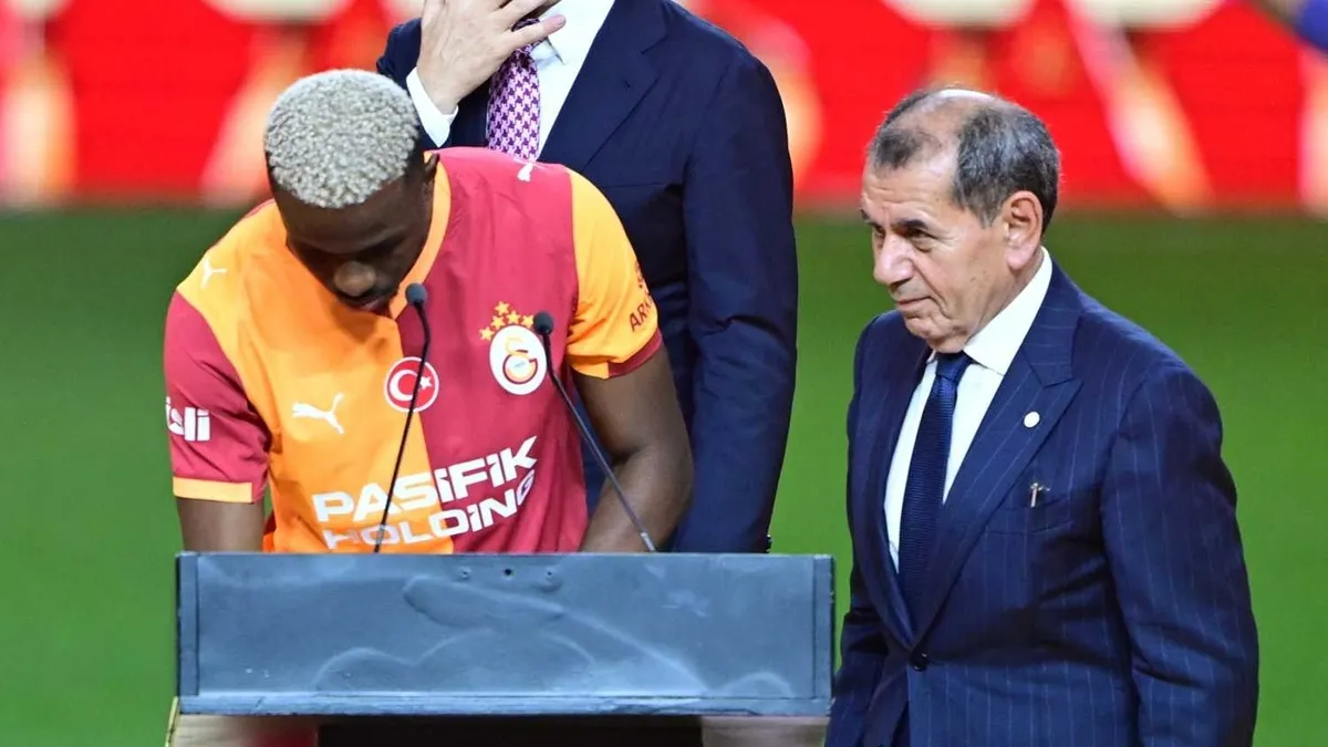 Galatasaray'da Dursun Özbek'ten Osimhen için maaş açıklaması!