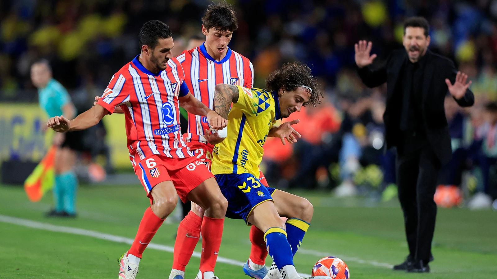 Atletico Madrid'e Las Palmas deplasmanında soğuk duş