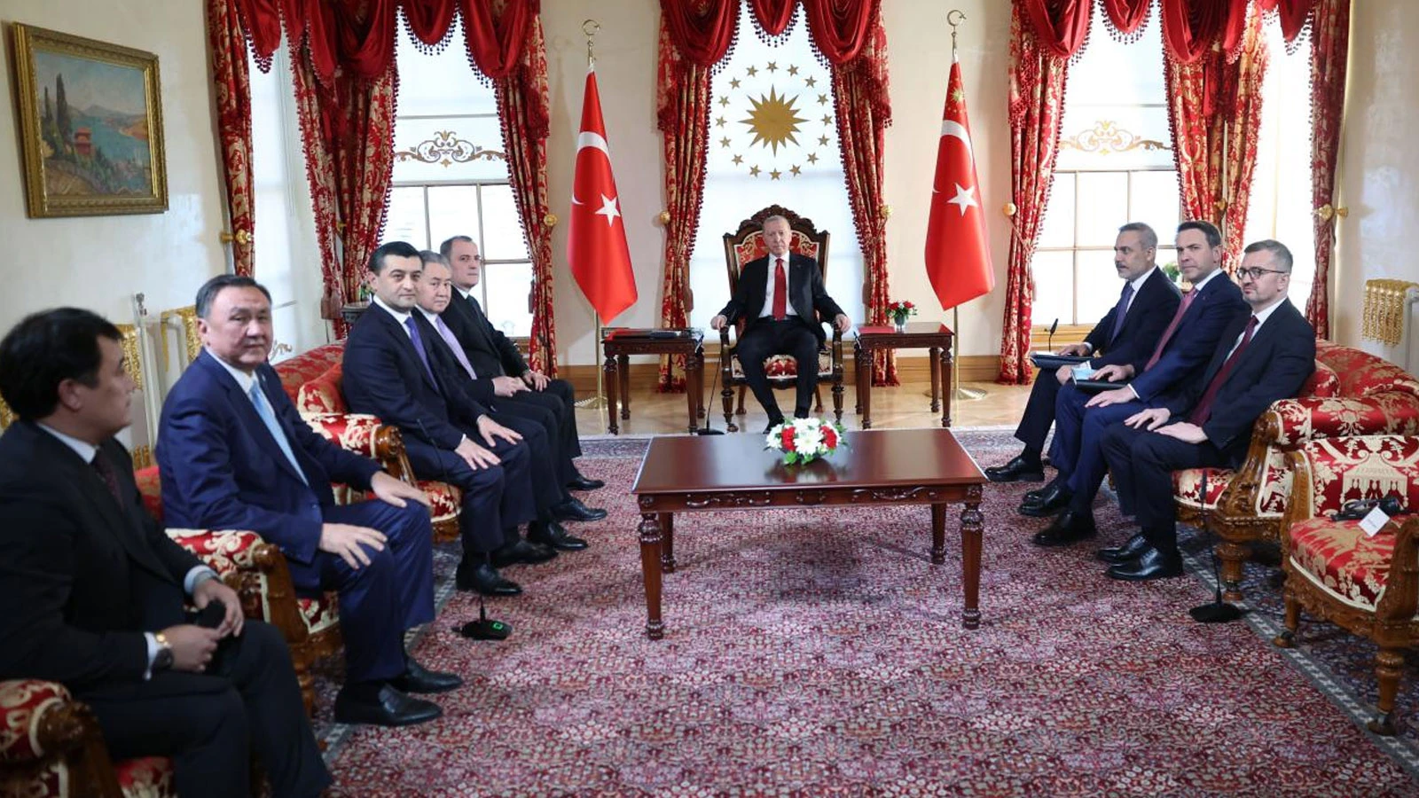 Cumhurbaşkanı Erdoğan, Türk Devletleri Teşkilatı heyetini kabul etti