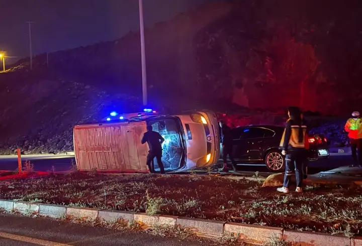 Şırnak’ta yolcu minibüsü ile otomobil çarpıştı: 4 Yaralı