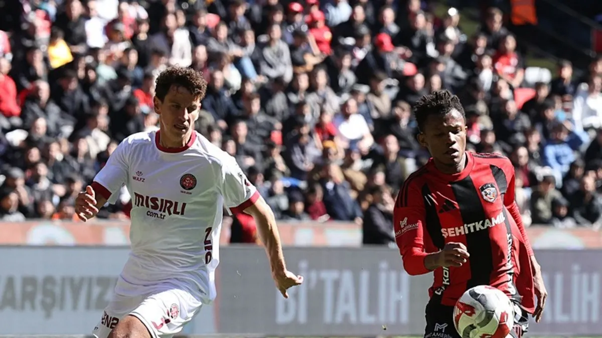 Gaziantep FK ile Mısırlı.com.tr Fatih Karagümrük berabere kaldı!