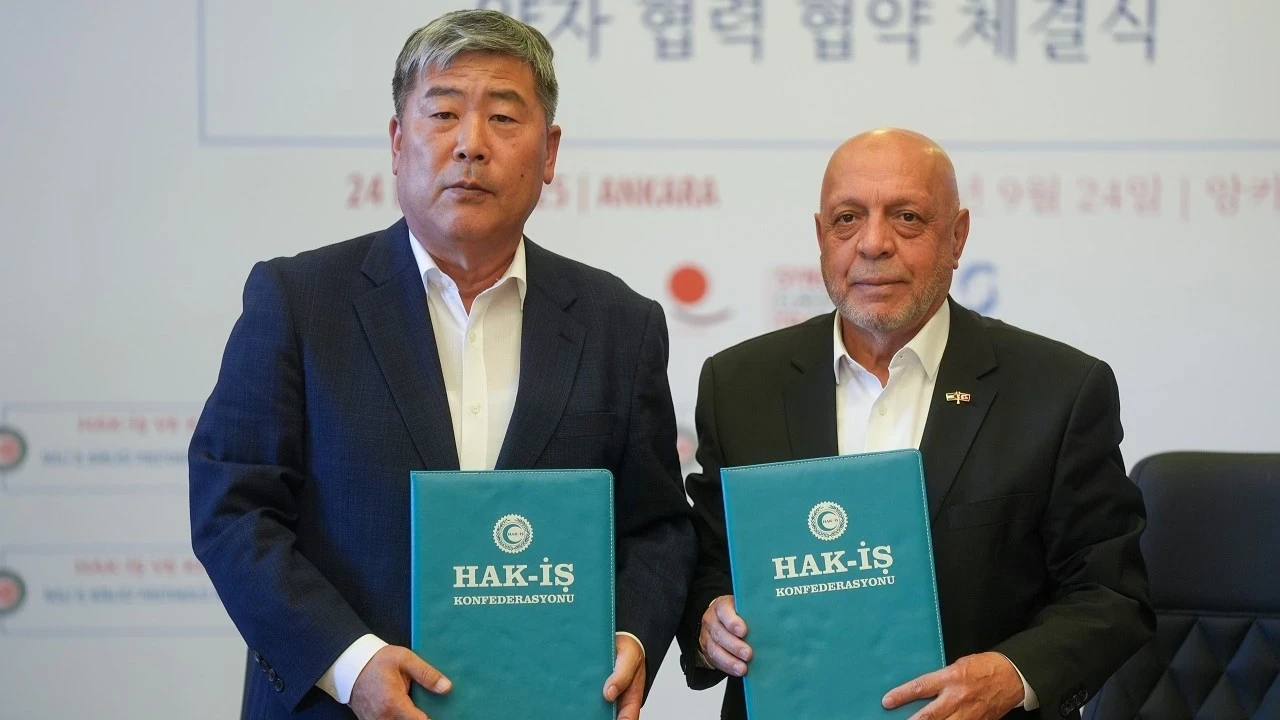 HAK-İŞ ile Kore Sendikalar Federasyonu iş birliği protokol imzaladı