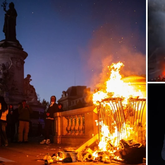 Fransa Sokakları Yanıyor: Paris Sokaklarında Artan Yaşam Maliyeti Ve Akaryakıt Zamları Protesto Edildi