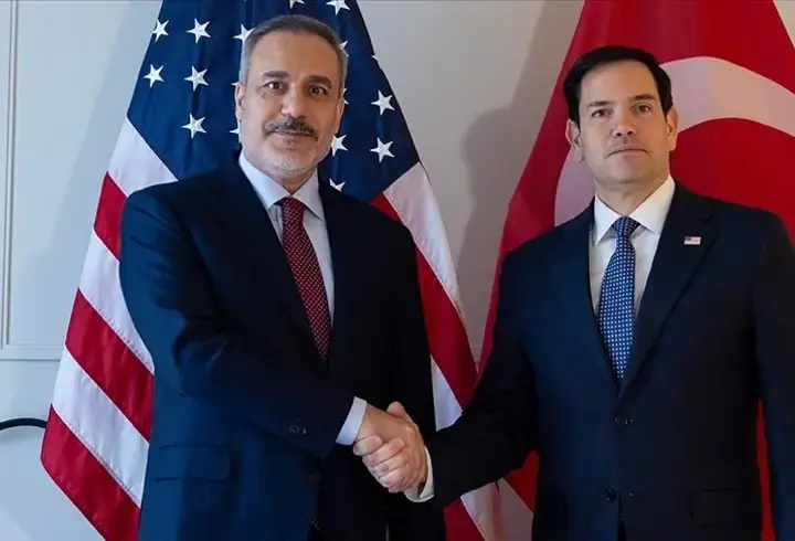 Dışişleri Bakanı Hakan Fidan, ABD'li mevkidaşı Marco Rubio ile görüştü