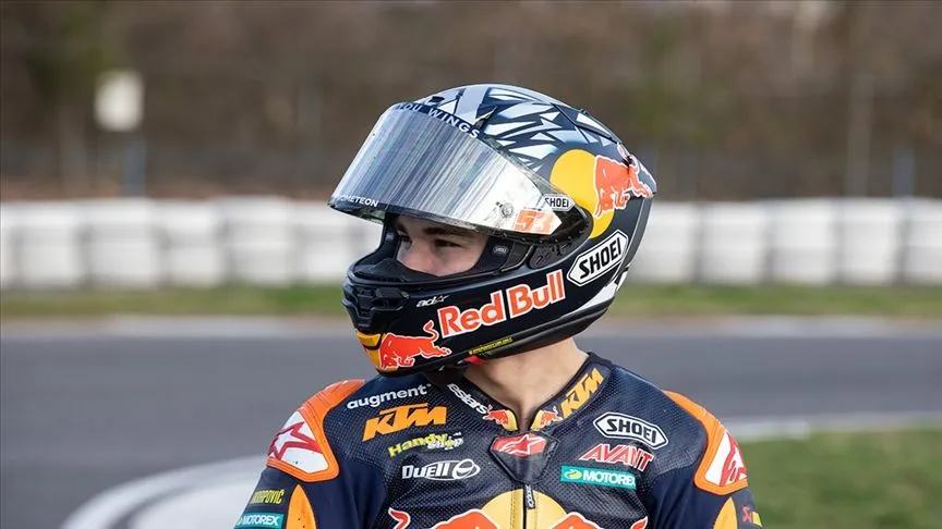 Milli motosikletçi Deniz Öncü, Moto2'de ABD yarışını tamamlayamadı