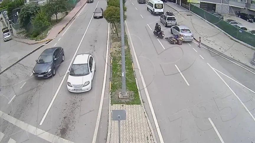 Samsun'daki trafik kazaları KGYS kameralarıyla kaydedildi