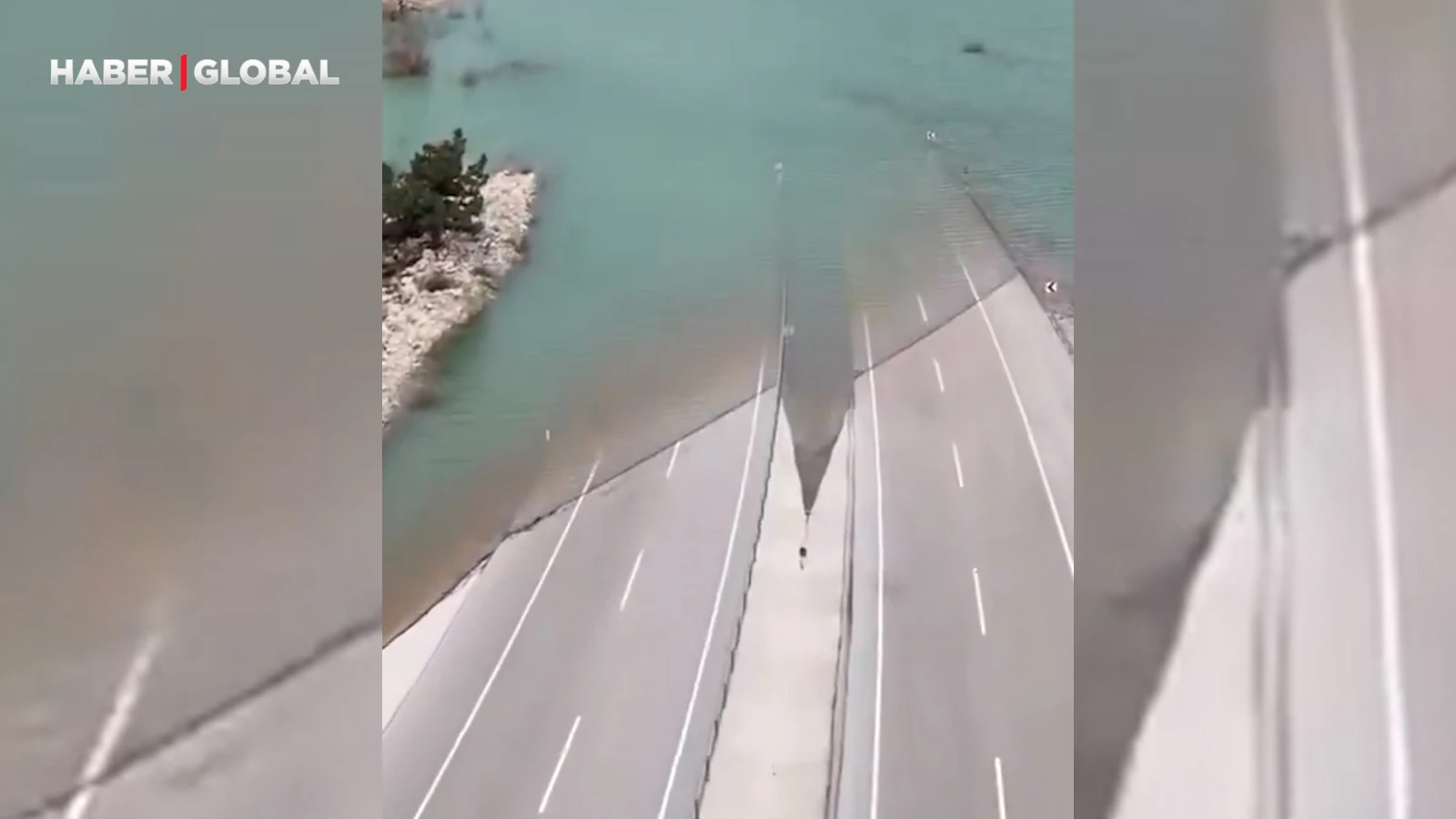 Konya-Antalya Karayolu'nun son hali sosyal medyada gündem oldu