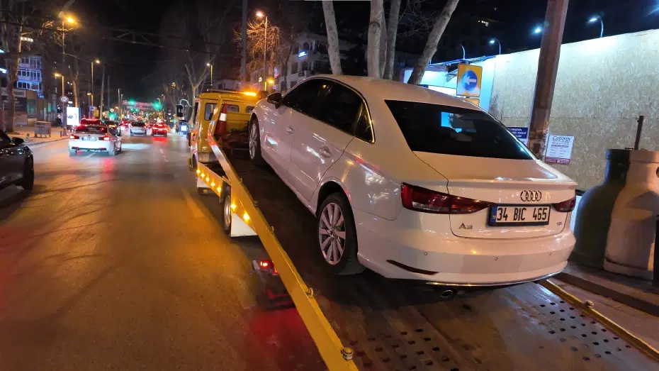 Makas pahalıya patladı: 90 bin lira ceza, ehliyete el konuldu