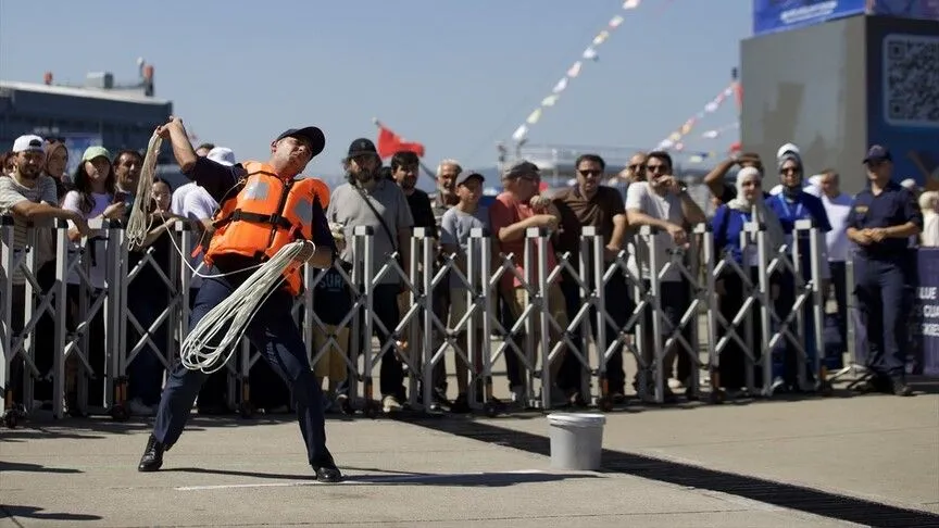 TEKNOFEST Mavi Vatan'da El İncesi Atma Yarışması'nda final müsabakası yapıldı